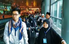 Gallery ROMBONGAN JAMAAH UMRAH<br>GRUP BATAM 3 umroh_maret_2018_changi_2