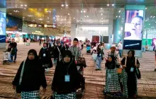 Gallery ROMBONGAN JAMAAH UMRAH<br>GRUP BATAM 7 umroh_maret_2018_changi_6